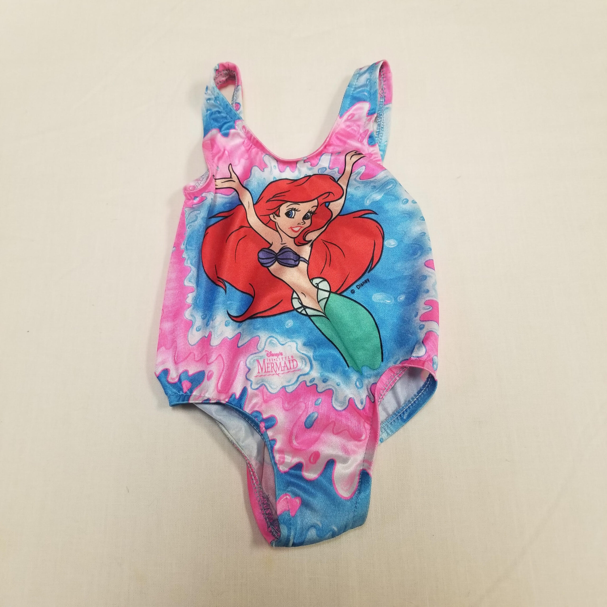 Girls Little Mermaid 1-Piece Swimsuit