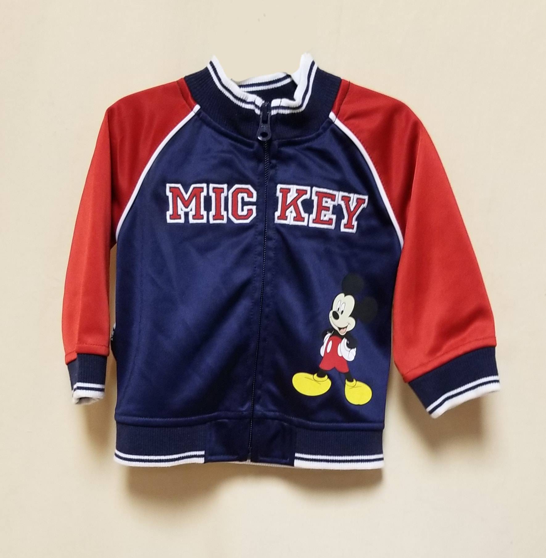 Red and blue boys Mickey Mouse jacket