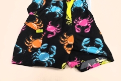 Boys swimming trunks crab decoration