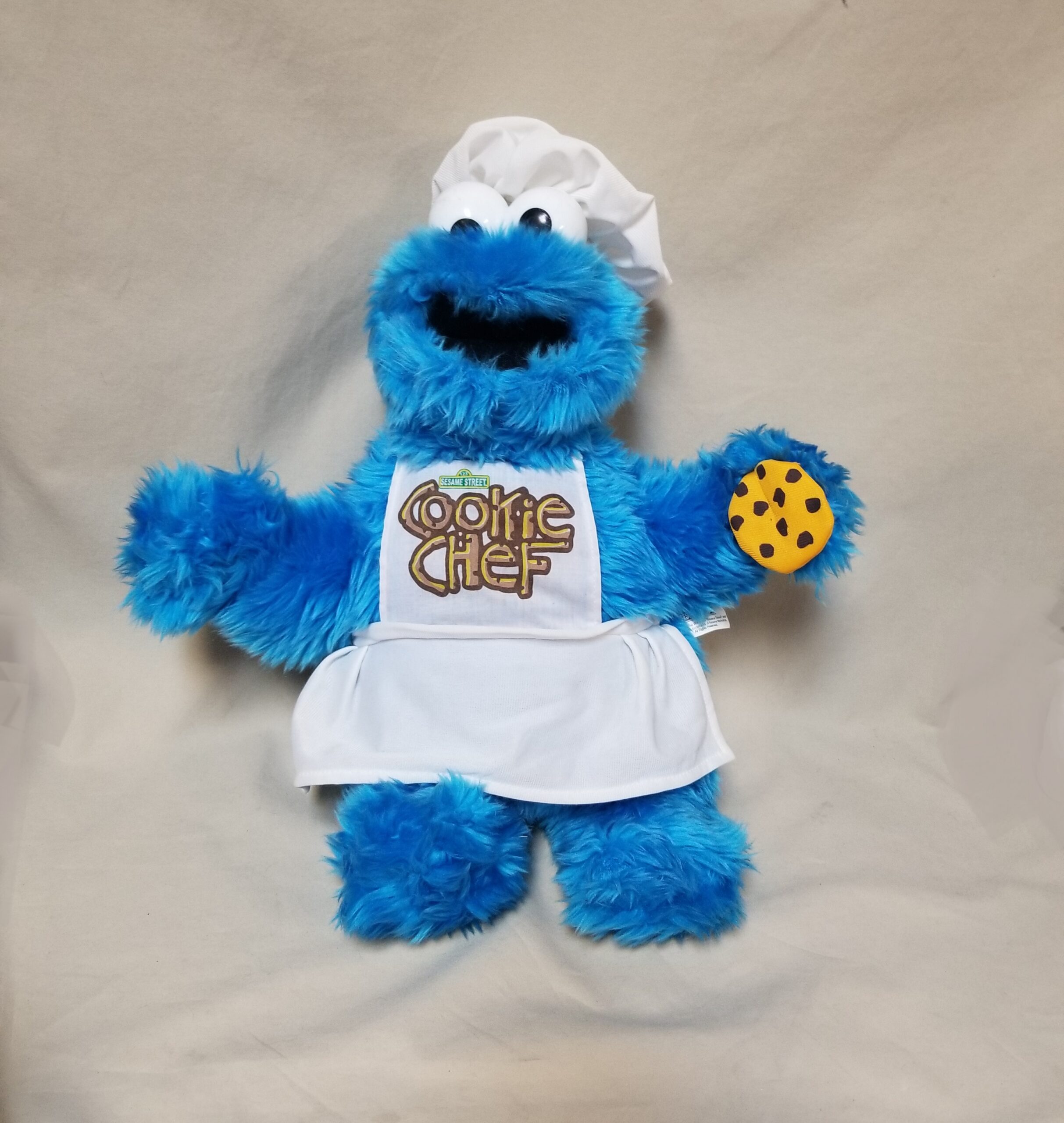 Plush Cookie Monster Chef