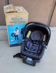 Graco infant car seat carrier with box